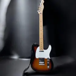 FENDER TELECASTER ELECTRIC GUITAR SUNBURST, MAPLE NECK, ALDER BODY, USED