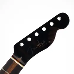 FENDER AMERICAN ULTRA TELECASTER NECK EBONY FRETBOARD BLACK HEADSTOCK!