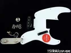 FENDER SQUIER 50S CLASSIC VIBE P BASS LOADED PICKGUARD & SCREWS PRECISION WHITE