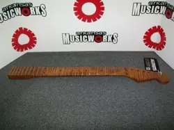 NEW - ALLPARTS FENDER LICENSED ROASTED FLAME MAPLE NECK FOR STRAT