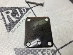 80’S FENDER JAPAN CONTEMPORARY ELECTRIC GUITAR NECK PLATE RELIC BLACK