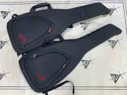 LOT OF 2 FENDER ELECTRIC GUITAR FE610 GIG BAG SOFT CASES