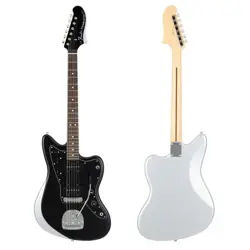 FENDER MADE IN JAPAN LIMITED STARMASTER BLACK ELECTRIC GUITAR WITH GIG BAG