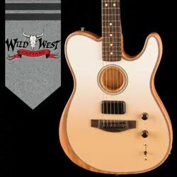 FENDER FINNEAS SIGNATURE ACOUSTASONIC PLAYER TELECASTER ROSEWOOD CAPPUCCINO FADE