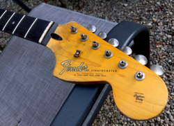 GENUINE FENDER LIC RELIC STRAT NECK AGED NITRO '66 67 STRATOCASTER MR G'S CUSTOM