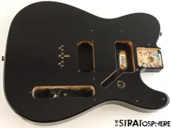 FENDER PLAYER II TELECASTER HH TELE BODY, GUITAR PARTS, ALDER BLACK
