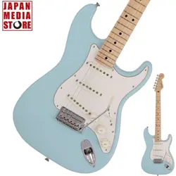 FENDER MIJ JUNIOR COLLECTION STRATOCASTER MAPLE SATIN DAPHNE BLUE GUITAR NEW