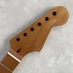 22 FRETS ROASTED MAPLE START GUITAR NECK NITRO SATIN FOR DIY FENDER STRATOCASTER