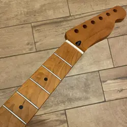 22 FRETS ROASTED MAPLE TELE TL GUITAR NECK NITRO SATIN FOR DIY TELECASTER FENDER