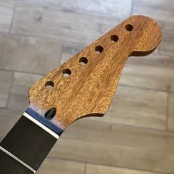 STAINLESS 22 FRET MAHOGANY STRAT GUITAR NECK NITRO SATIN FOR FENDER STRATOCASTER