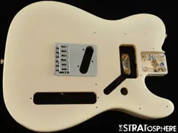 FENDER PLAYER II TELECASTER TELE BODY HARDWARE CHAMBERED ASH WHITE BLONDE