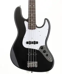 ELECTRIC BASS GUITAR USED FENDER JAPAN JB-STD BLACK BASSWOOD ROSEWOOD MAPLE