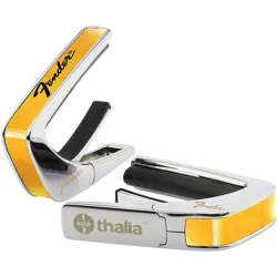 THALIA X FENDER CHROME FINISH MAPLE CAPO BLACK PERINE LOGO