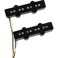 FENDER PURE VINTAGE '66 JAZZ BASS PICKUP SET BLACK