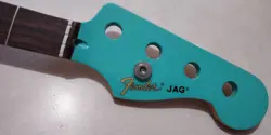 UNPLAYED 2024 FENDER LIMITED EDITION MARK HOPPUS JAGUAR BASS GUITAR NECK 2ND