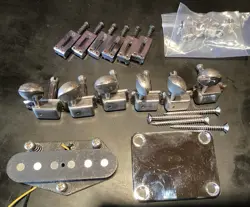 VINTAGE FENDER- MIJ TELECASTER - 6 IN A LINE TUNERS  & PARTS