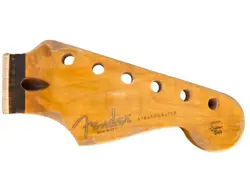 FENDER LIC STRATOCASTER STRAT NECK ROSEWOOD MAPLE RELIC AGED F DECAL NEW