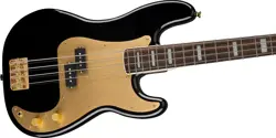 SQUIER BY FENDER 40TH ANNIVERSARY PRECISION BASS GOLD EDITION BLACK