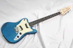 SQUIER BY FENDER PARANORMAL SUPER-SONIC, LAUREL , PEARLOID PICKGUARD, BLUE