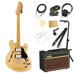 SQUIER BY FENDER CLASSIC VIBE STARCASTER MN NAT BEGINNER SET
