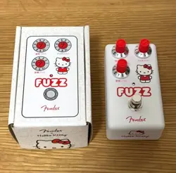 FENDER HELLO KITTY FUZZ WHITE GUITAR EFFECT PEDAL EXCLUSIVE FENDER ONLINE STORE