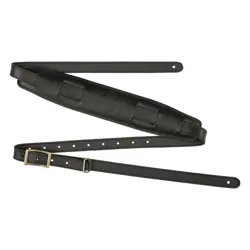 FENDER MUSTANG SADDLE STRAP BLACK GUITAR