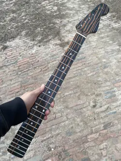 NEW 22FRETS ELECTRIC GUITAR NECK ZEBRAWOOD HANDLE FENDER STRAT REPLACE