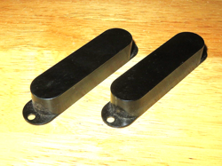 FENDER 1966 BLACK MUSTANG OR DUO SONIC PICKUP COVERS