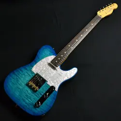 TELECASTER QUILT AQUAMARINE
