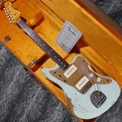 FENDER CUSTOM SHOP LIMITED JAZZMASTER HEAVY RELIC AGED SONIC BLUE USA 2011