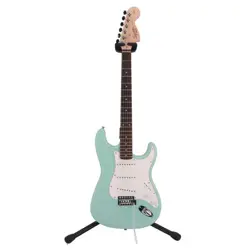SQUIER BY FENDER AFF STRATOCASTER ELECTRIC GUITAR SURF GREEN USED WITH GIG BAG