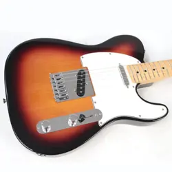 FENDER PLAYER TELECASTER USED ALDER BODY 3-COLOR SUNBURST W/SOFT CASE