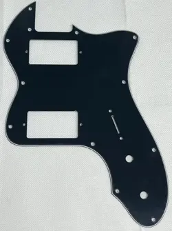 BLACK 3-PLY FOR FIT FENDER '72 THINLINE TELECASTER PAF STYLE GUITAR PICKGUARD