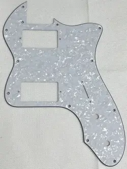 WHITE PEARL 4-PLY FOR FENDER '72 THINLINE TELECASTER PAF STYLE GUITAR PICKGUARD