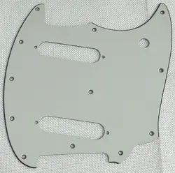 PARCHMENT 3-PLY FOR FIT FENDER OFFSET SERIES MUSTANG STYLE GUITAR PICKGUARD