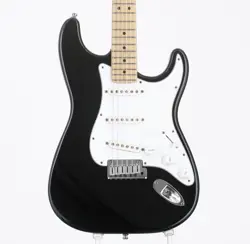 FENDER USA AMERICAN STANDARD STRATOCASTER BLACK USED 1993 ALDER BODY W/HARD CASE