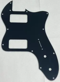 BLACK 3-PLY FOR FIT FENDER '72 THINLINE TELECASTER TV JONES GUITAR PICKGUARD