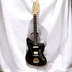 FENDER PLAYER SERIES JAGUAR ELECTRIC GUITAR - BLACK, USED, MINOR WEAR