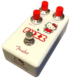 FENDER X HELLO KITTY FUZZ GUITAR EFFECT PEDAL COMPACT EFFECTOR LIMITED WHITE