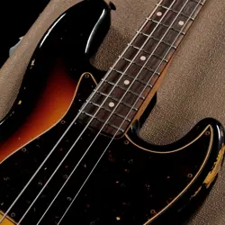 FENDER CUSTOM SHOP 1961 JAZZ BASS HEAVY RELIC 3TONE SUNBURST 2021