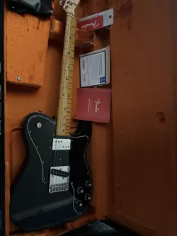 FENDER AMERICAN VINTAGE II 1977 TELECASTER CUSTOM ELECTRIC GUITAR BLACK