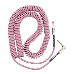 FENDER CONTOUR 30' COILED CABLE - BURGUNDY MIST