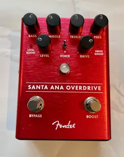FENDER SANTA ANA OVERDRIVE, BOOST & GAIN EFFECTS PEDAL
