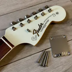 2015 FENDER AMERICAN VINTAGE '65 JAZZMASTER OLYMPIC WHITE LOADED NECK SERIAL USA