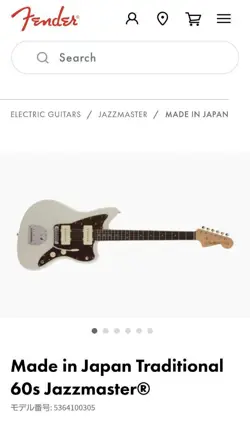 FENDER TRADITIONAL 60S JAZZMASTER JAPAN