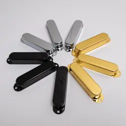 CLOSED BRASS SINGLE COIL PICKUP COVERS 3PCS FOR FENDER STRAT SQUIER GUITAR PART