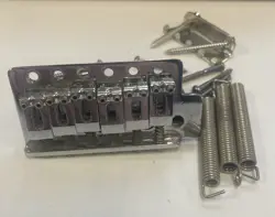 1994 MIM FENDER MEXICO STRATOCASTER FACTORY 6 POST TREMOLO BRIDGE 2 1/8