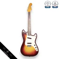 FENDER 1961 DUO SONIC PINK SUNBURST ELECTRIC GUITAR SHORT SCALE