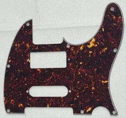 BROWN TORTOISE 4-PLY FOR FENDER TELECASTER BRENT MASON STYLE GUITAR PICKGUARD