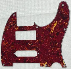 RED TORTOISE 4-PLY FOR FIT FENDER TELECASTER BRENT MASON STYLE GUITAR PICKGUARD